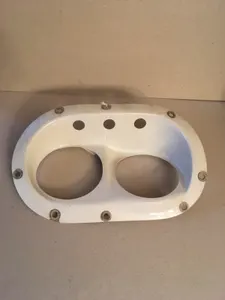 Robinson R22 Helicopter Dual Landing Light Retainer Cover Assy., P/N A526-1